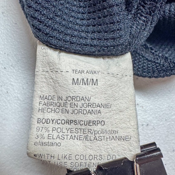 Under Armour Hoodie Mens Medium Black Waffle Knit Pullover Athletic 1302362 - Picture 7 of 10